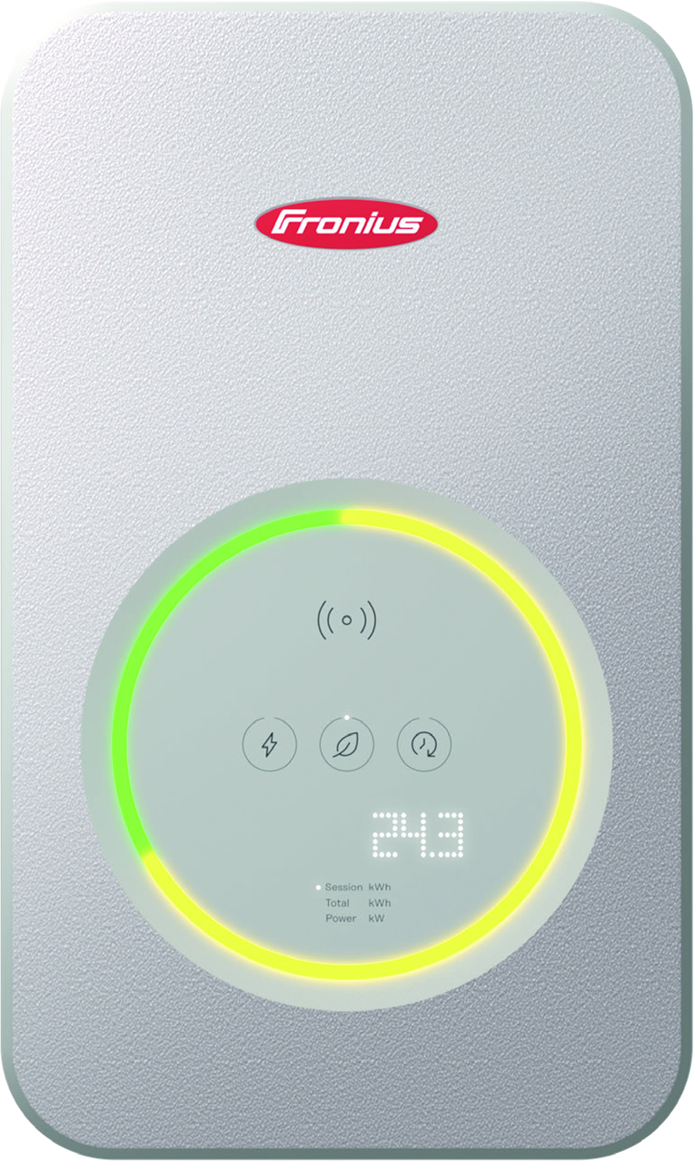 Fronius Wattpilot Flex Wallbox, Frontansicht
