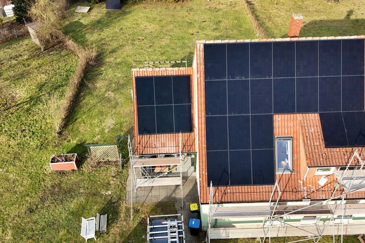 Photovoltaikanlage in Wunstorf auf Satteldach